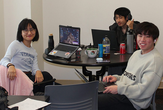 A student engineering team participates in TigerHacks 2023, Mizzou’s largest hackathon.