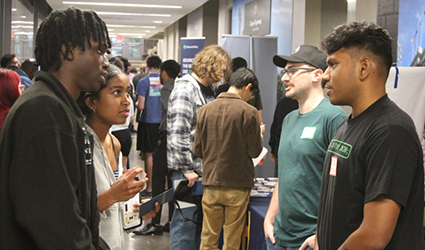 Students at TigerHacks 2024, Mizzou’s largest hackathon.