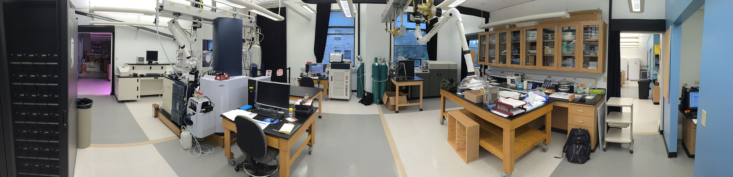 Panoramic lab photo