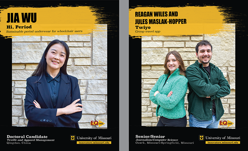 JIa Wu, Reagan Wiles and Jules Maslak-Hopper posters