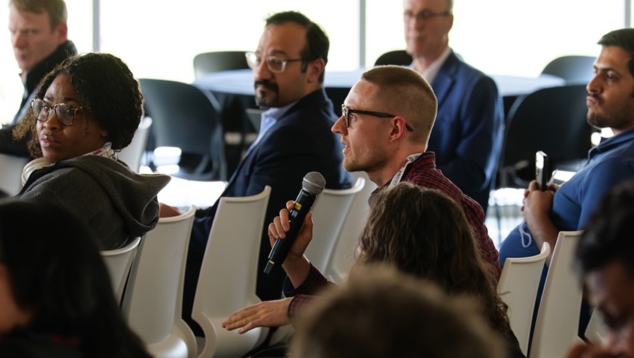 Spencer Upton asks a question.