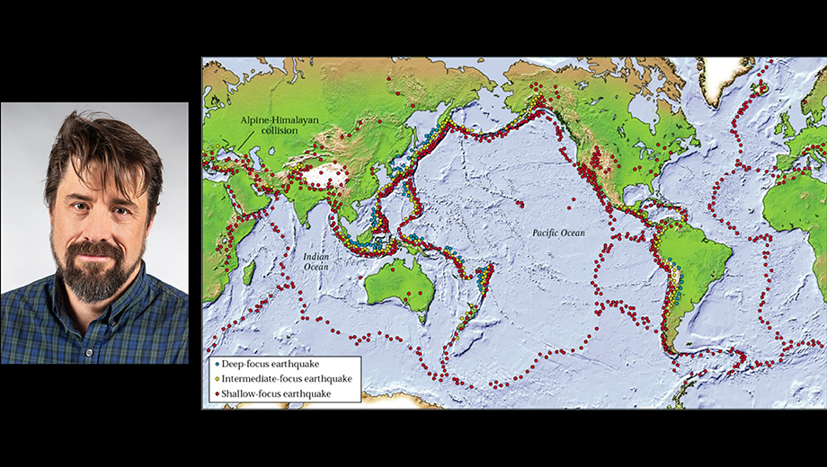 Eric Sandvol and earthquake map