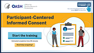 Participant-Centered Informed Consent training with OASH art