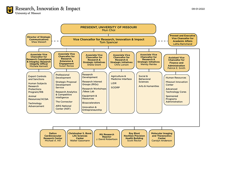 Image of RII org chart