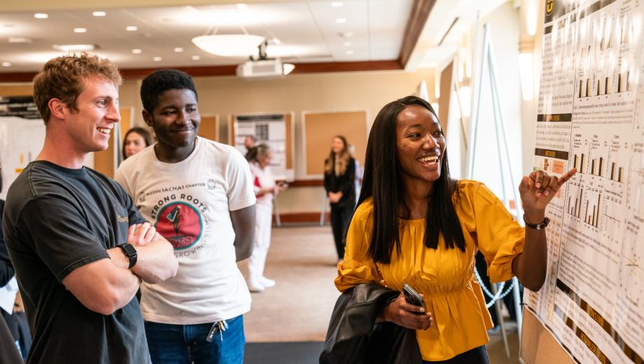 Students present at Show Me Research Week
