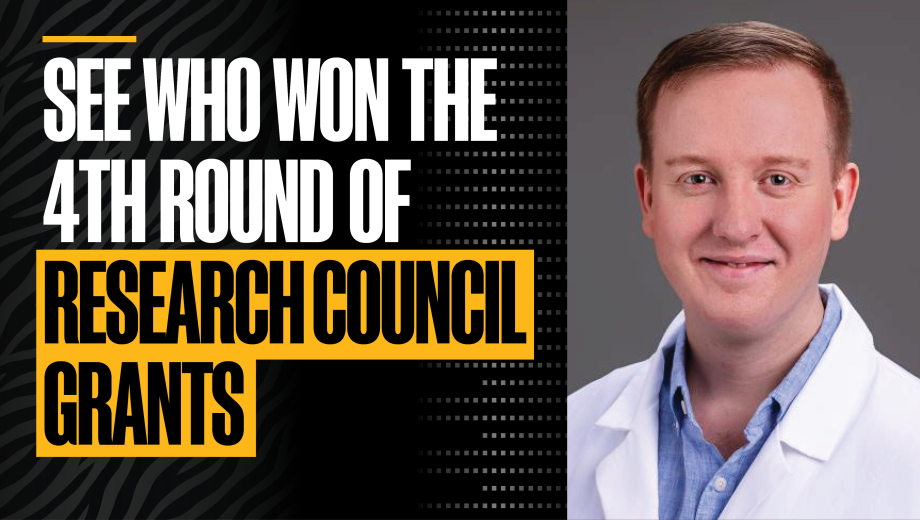 See who won the 4th round of Research Council grants; Cody Thornburgh