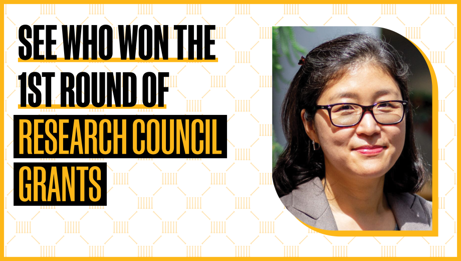 See who won the 1st round of research council grants with So-Yon Park headshot