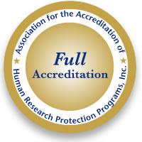 Association for the Accreditation of Human Research Protection Programs, Inc. Full Accreditation