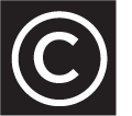 Icon of copyright symbol