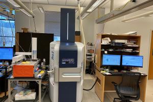 Equipment in the Gehrke Proteomics Center housed in the Bond Life Sciences Center